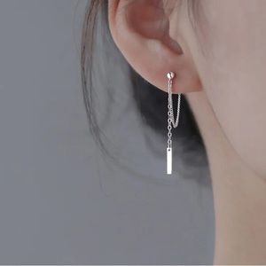 ⛓️Dainty Earrings, long chain tassel long chain, elegant, silver color, women